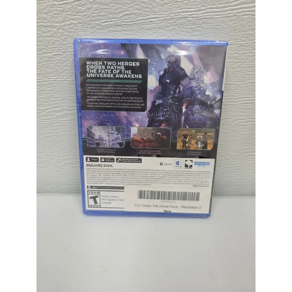 Star Ocean The Divine Force PS5 PlayStation 5 Square Enix New Sealed RPG